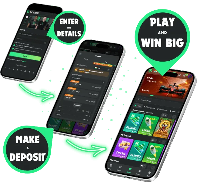 how to register at the bc.game casino: step-by-step